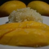 Sticky Rice w/Sweet Mangos.