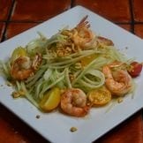 Papaya Salad with Shrimp.