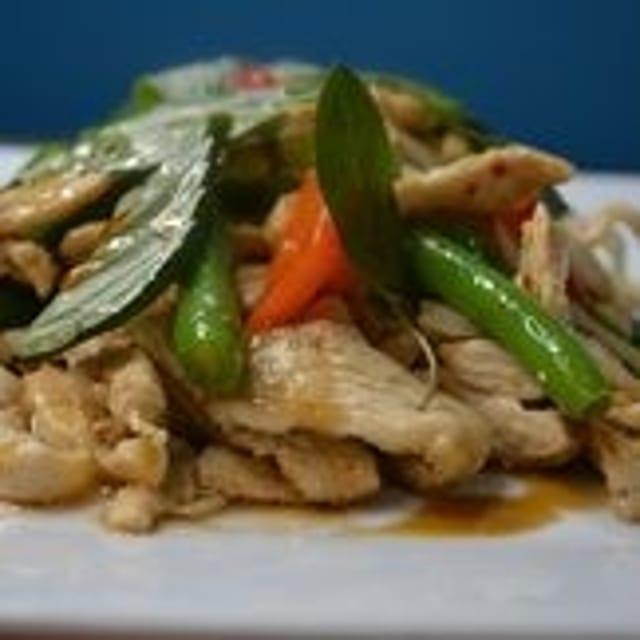 Basil Chicken Lunch.