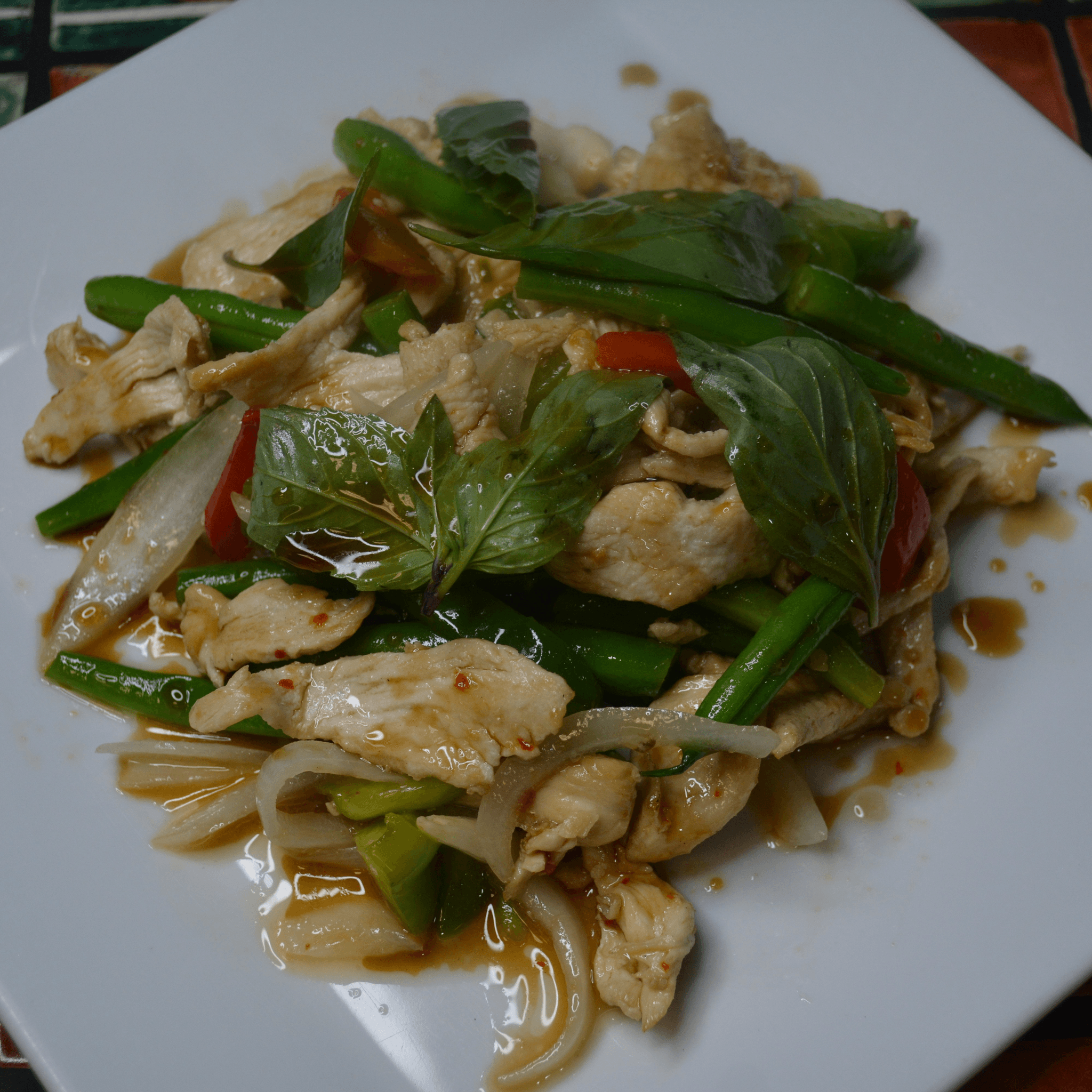 Chicken Basil Noodles.