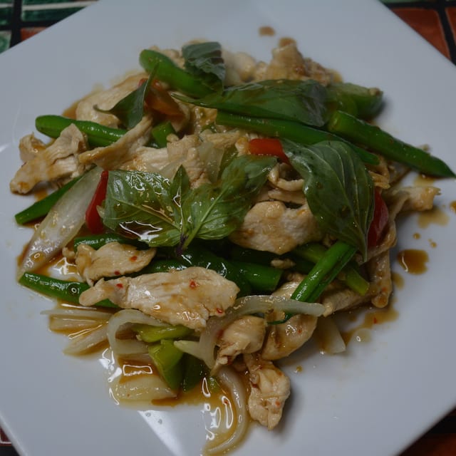 Chicken Basil Noodles.