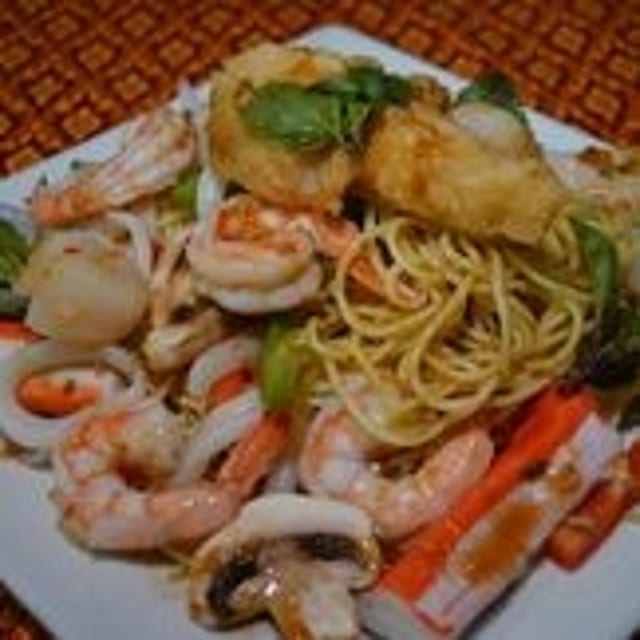 Seafood Spaghetti.