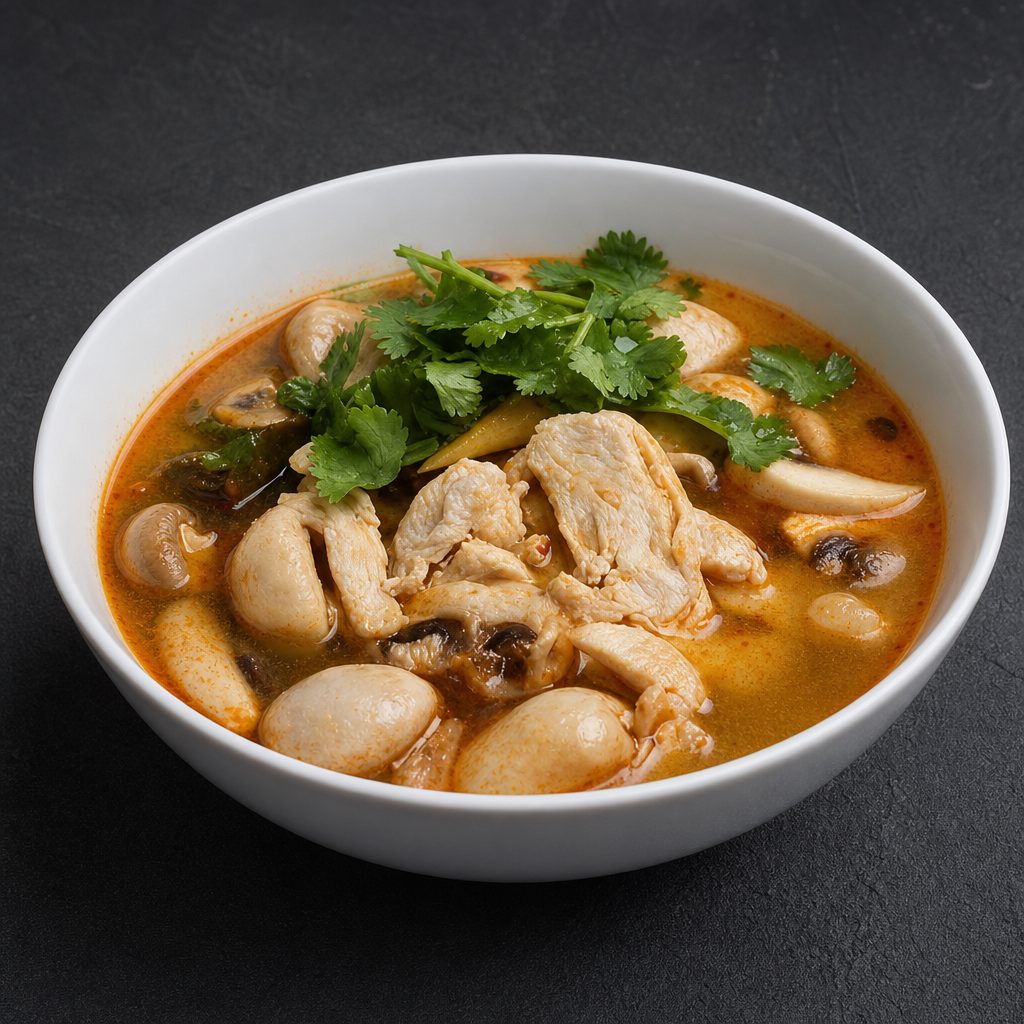 Tom Yum Chicken.