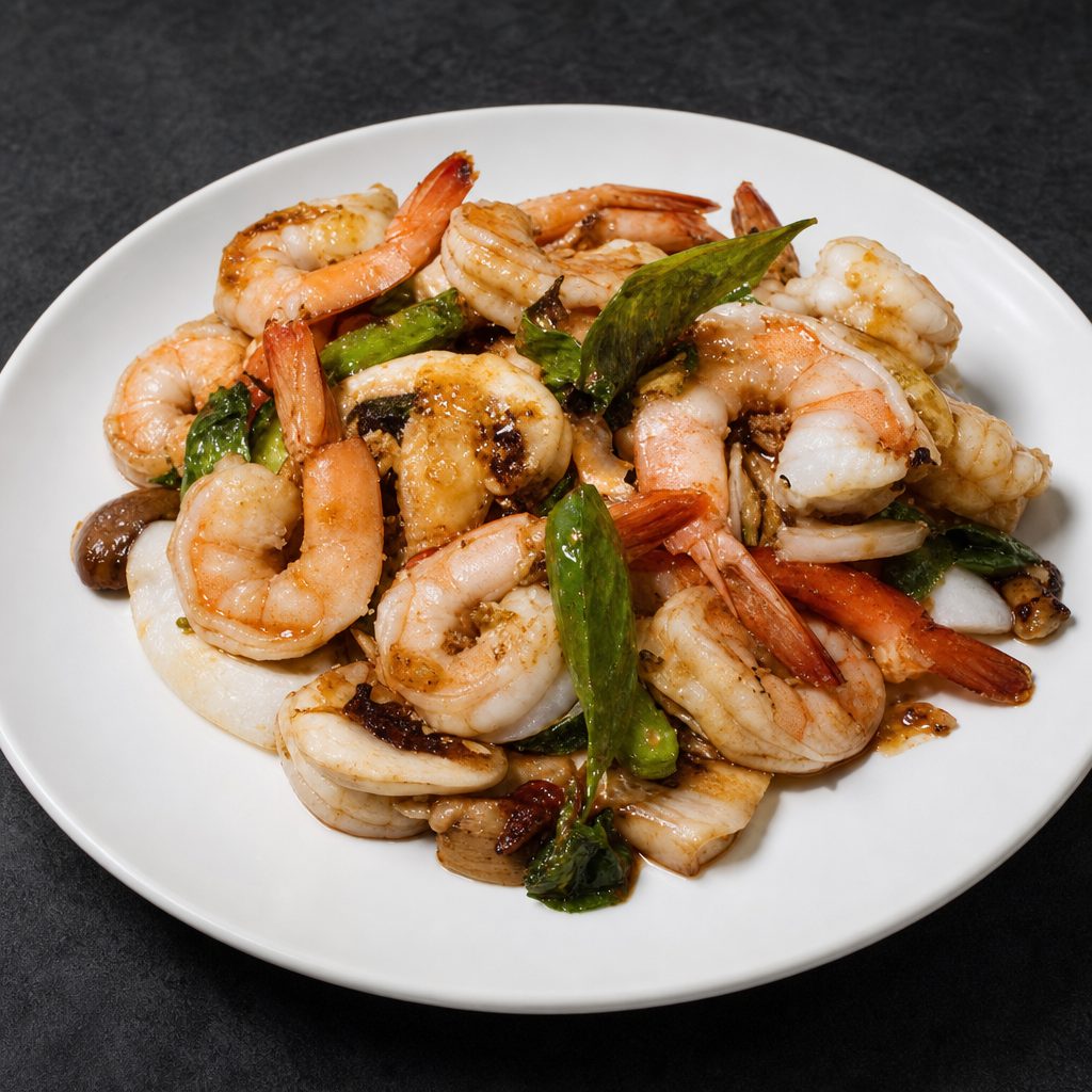 Spicy Shrimp Lunch.