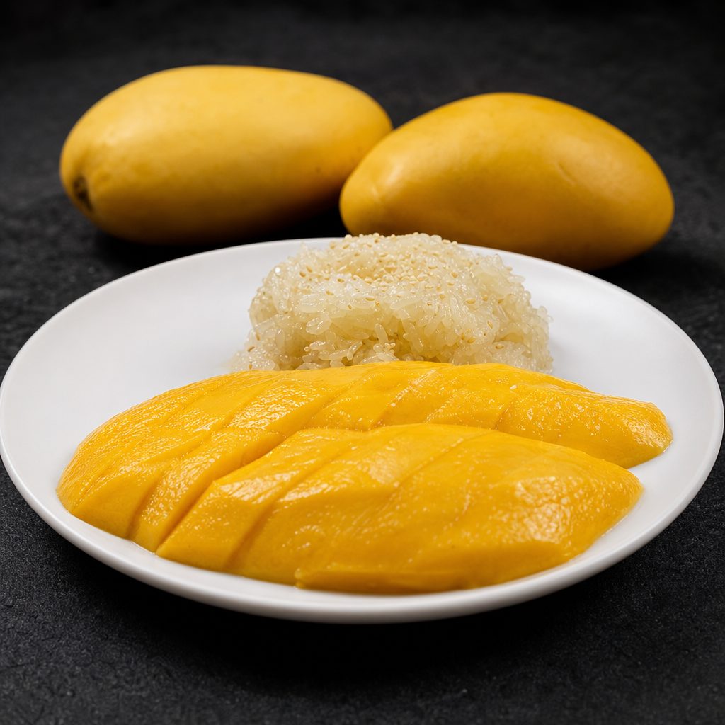Sticky Rice w/Sweet Mangos.