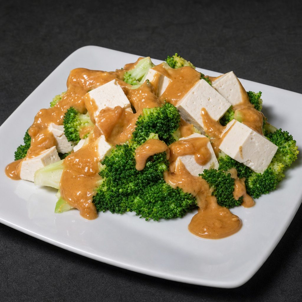 Tofu Peanut Sauce.
