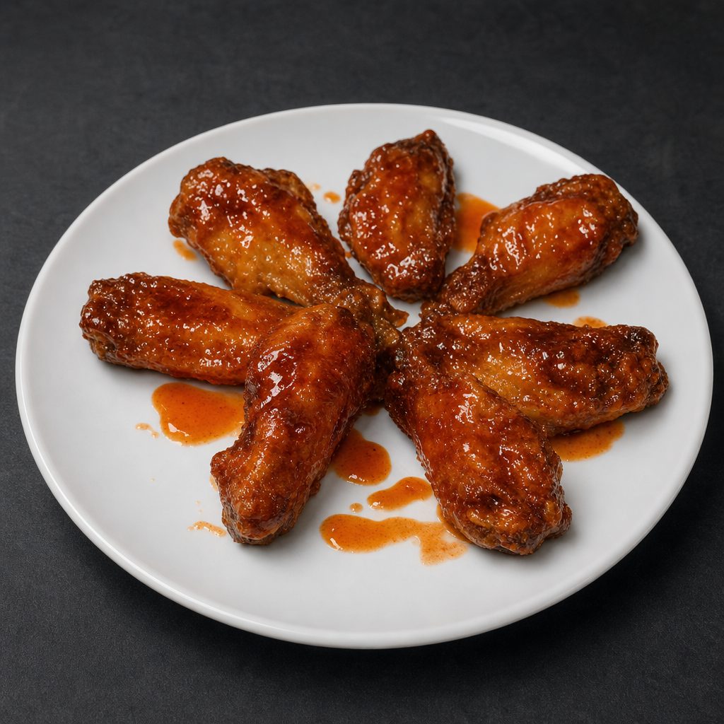 7 Piece Spicy Wings.