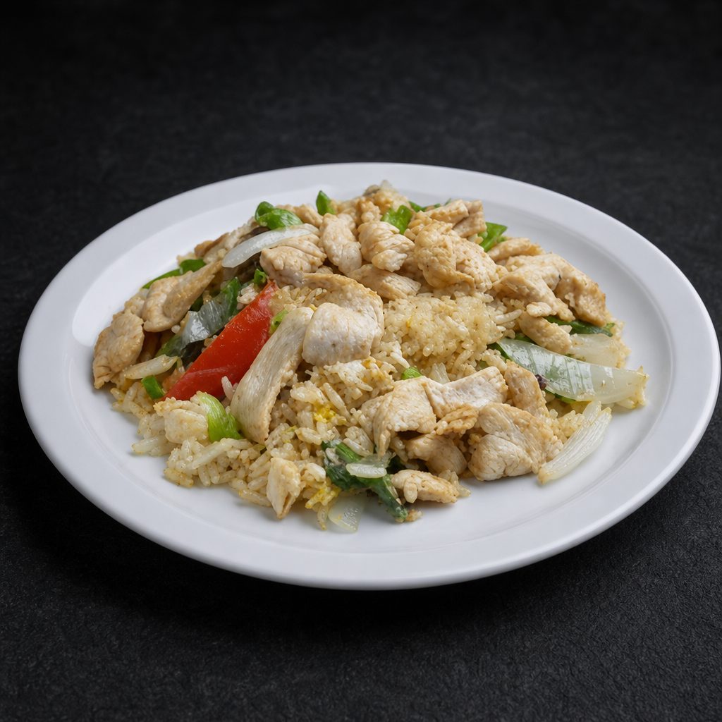 Spicy Chicken Fried Rice.