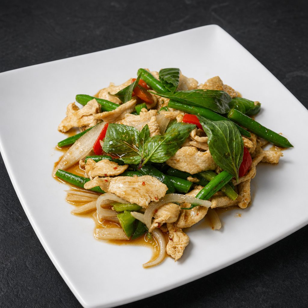 Chicken Basil Noodles.