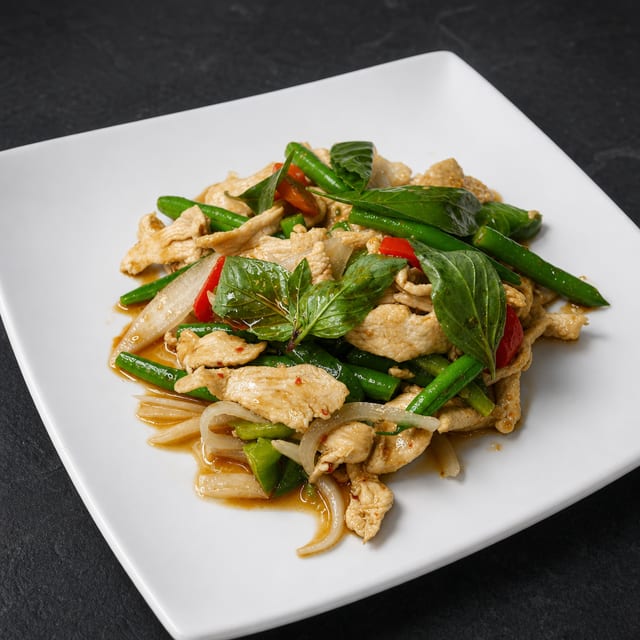 Chicken Basil Noodles.