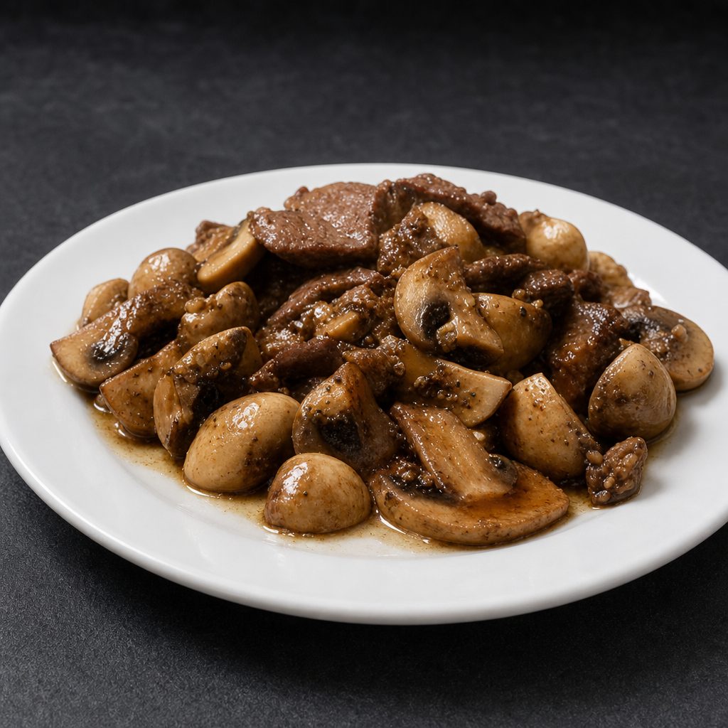 Garlic Beef Lunch.