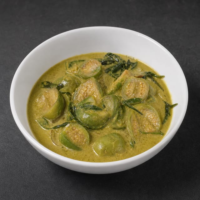 Thai Eggplant Green Curry.