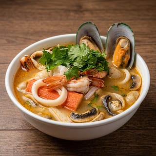 Tom Yum Seafood Soup