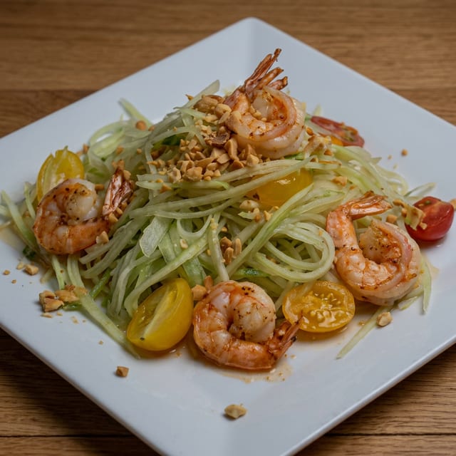 Papaya Salad with Shrimp.