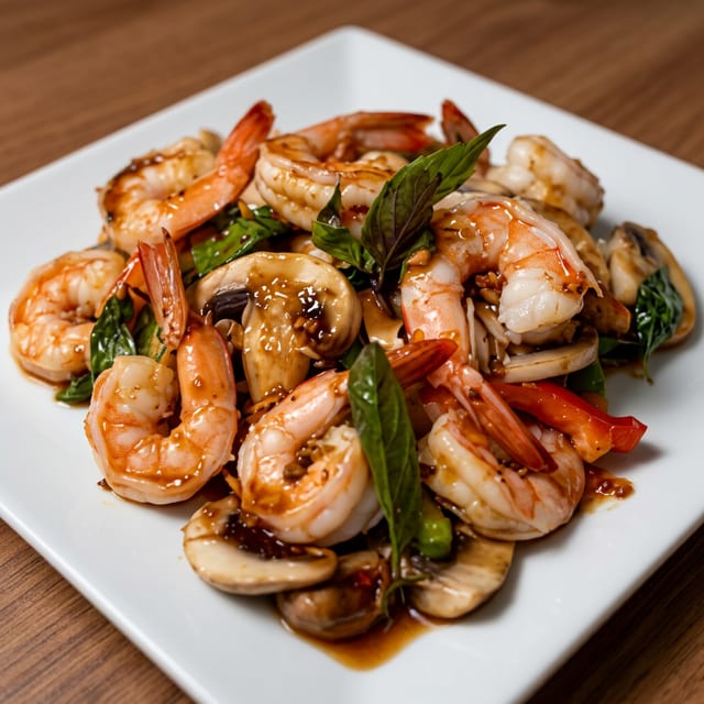 Spicy Shrimp Lunch.