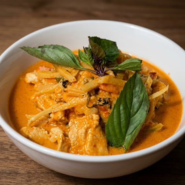 Red Curry Chicken Lunch.
