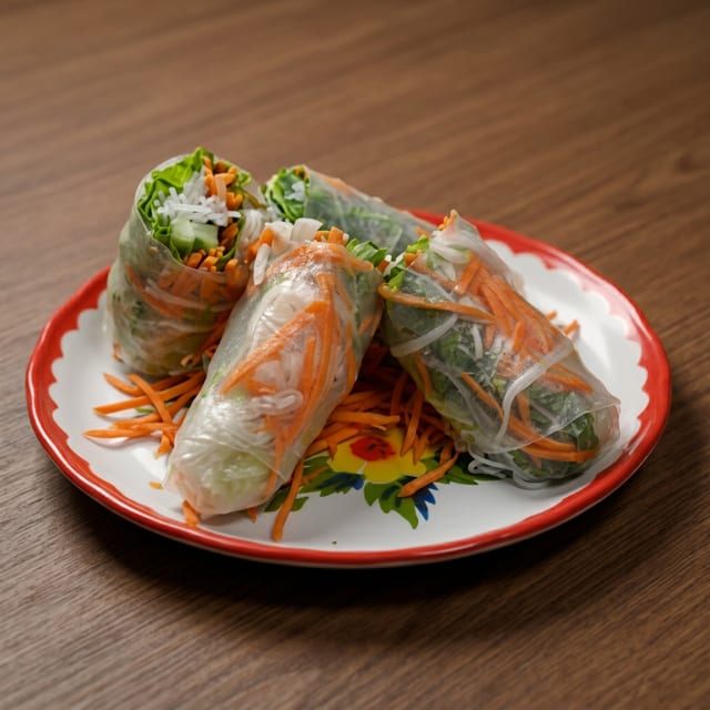 2 Piece Spring Roll Shrimp.