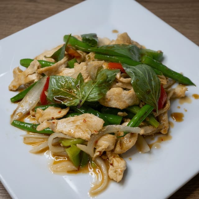 Chicken Basil Noodles.